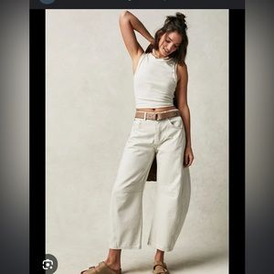 Free people barrel jeans